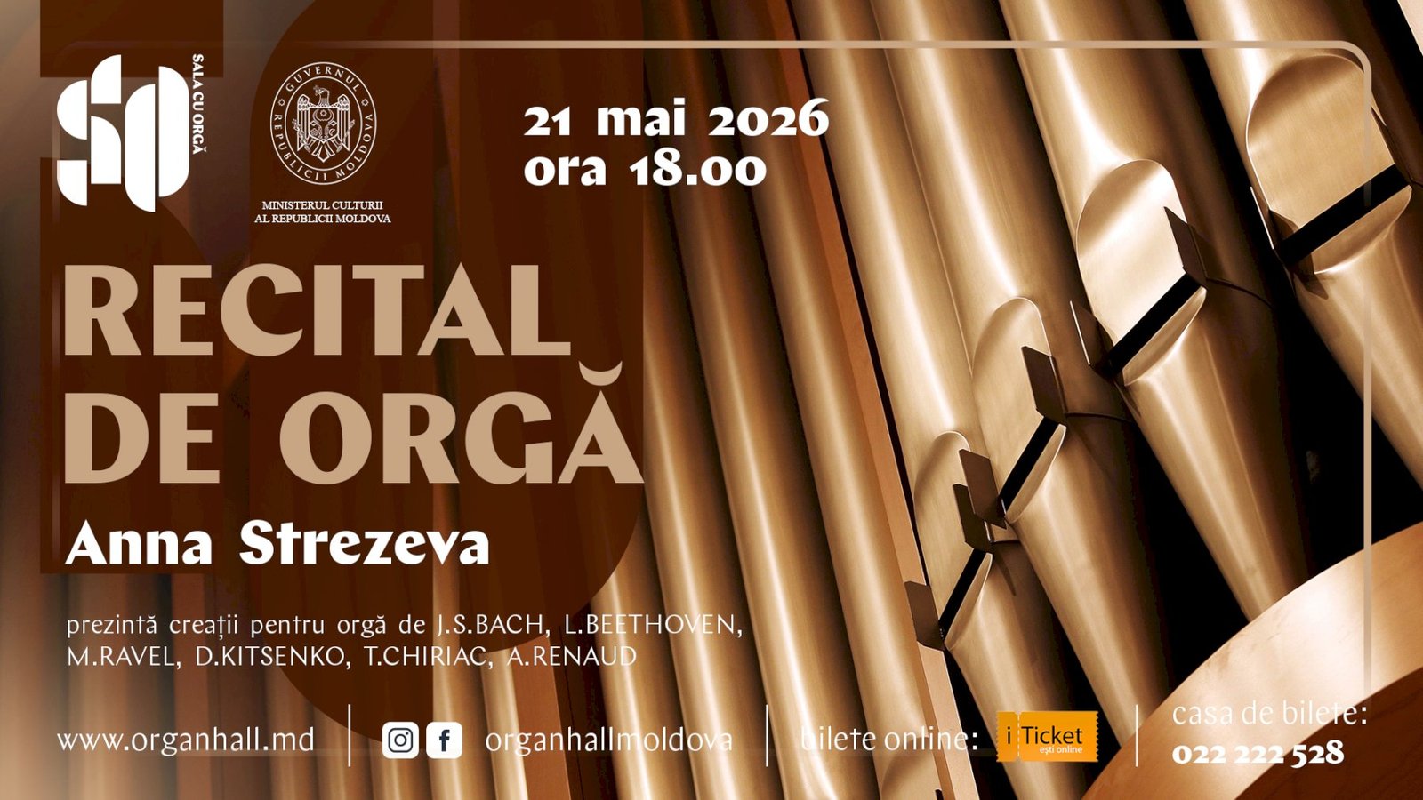 RECITAL DE ORGĂ - ANNA STREZEVA
