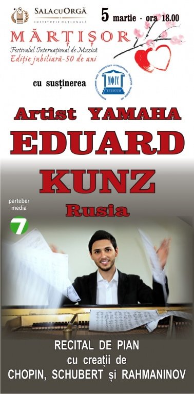 Eduard KUNZ, recital de pian
