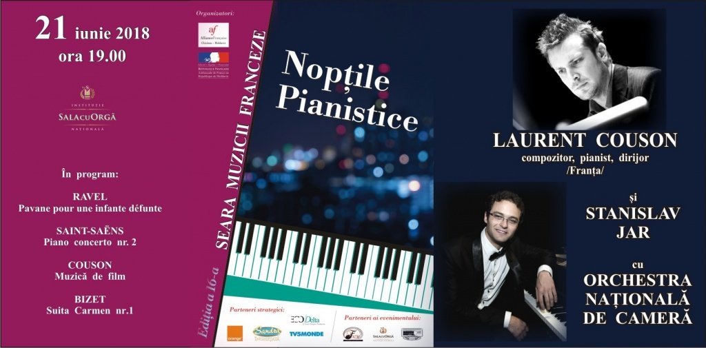 NOPȚILE PIANISTICE - LAURENT COUSON
