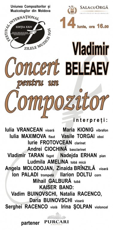 CONCERT PENTRU UN COMPOZITOR
