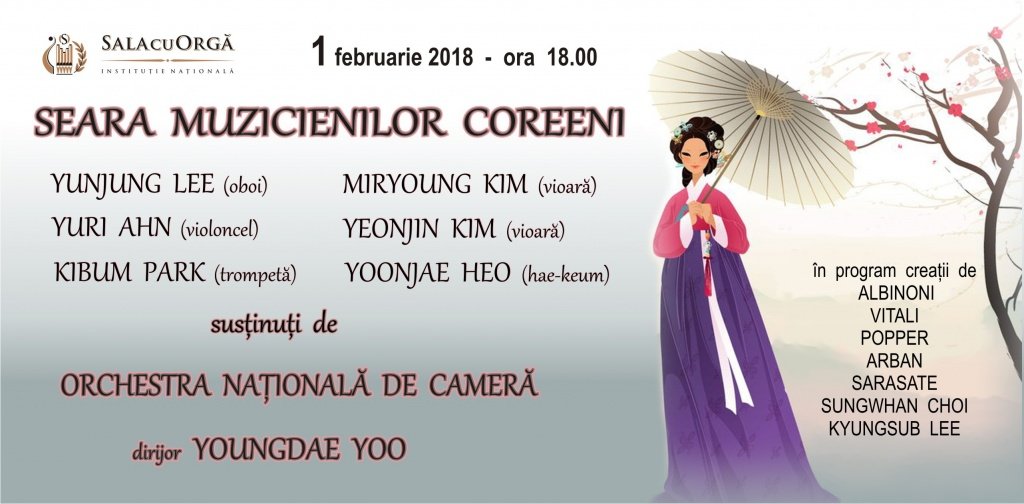 CONCERT  AL  SOLIȘTILOR  COREENI
