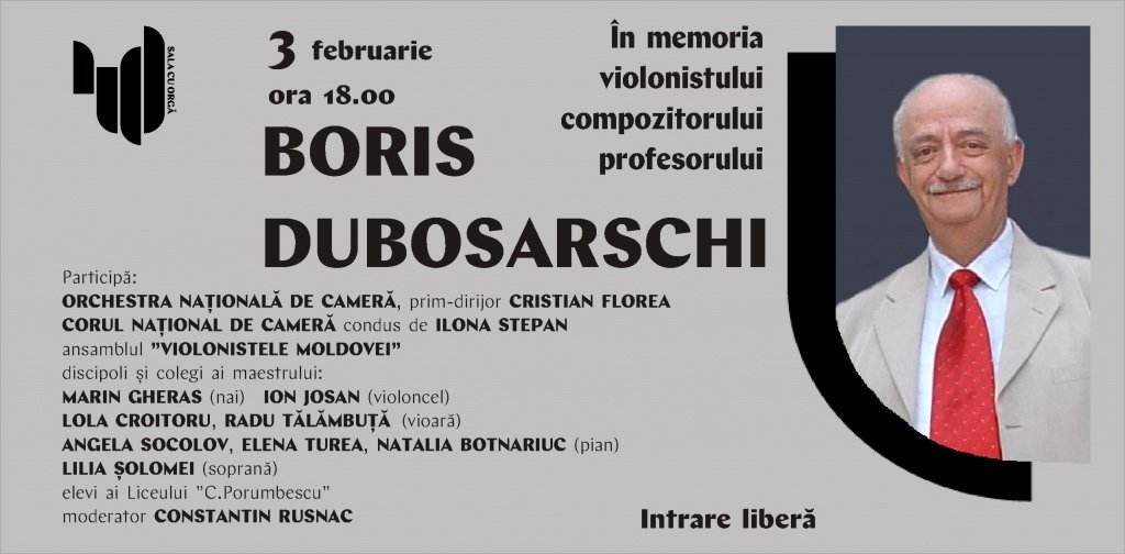 BORIS DUBOSARSCHI -in memoriam