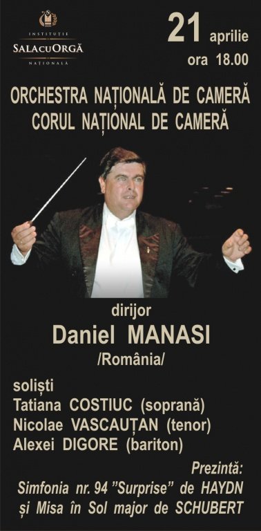 Dirijorul DANIEL MANASI /România/