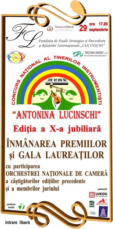 Gala laureaților Concursului ”Antonina Lucinschi”