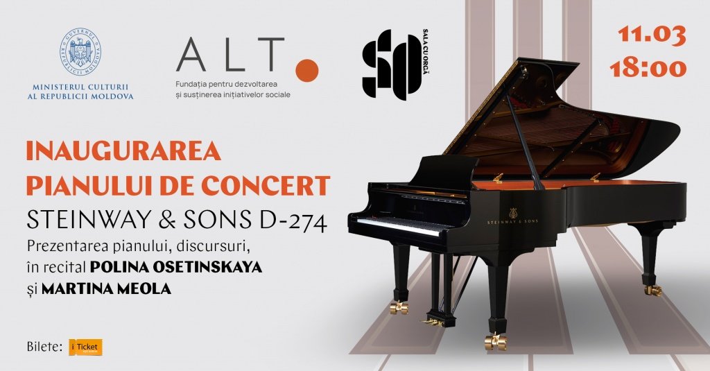 INAUGURAREA SOLEMNĂ A PIANULUI STEINWAY & SONS