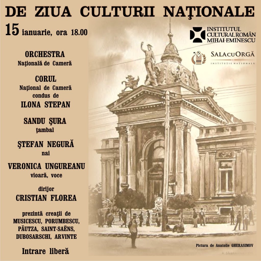 DE ZIUA CULTURII NAȚIONALE
